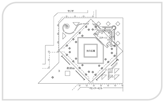 光の広場の図